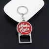 New Game Fallouts Nuka Cola Opener Red Keychains Bottle Cap Car Keyring Key Chain For Women Men Corkscrew Love Beer Jewelry Gift ► Photo 3/6