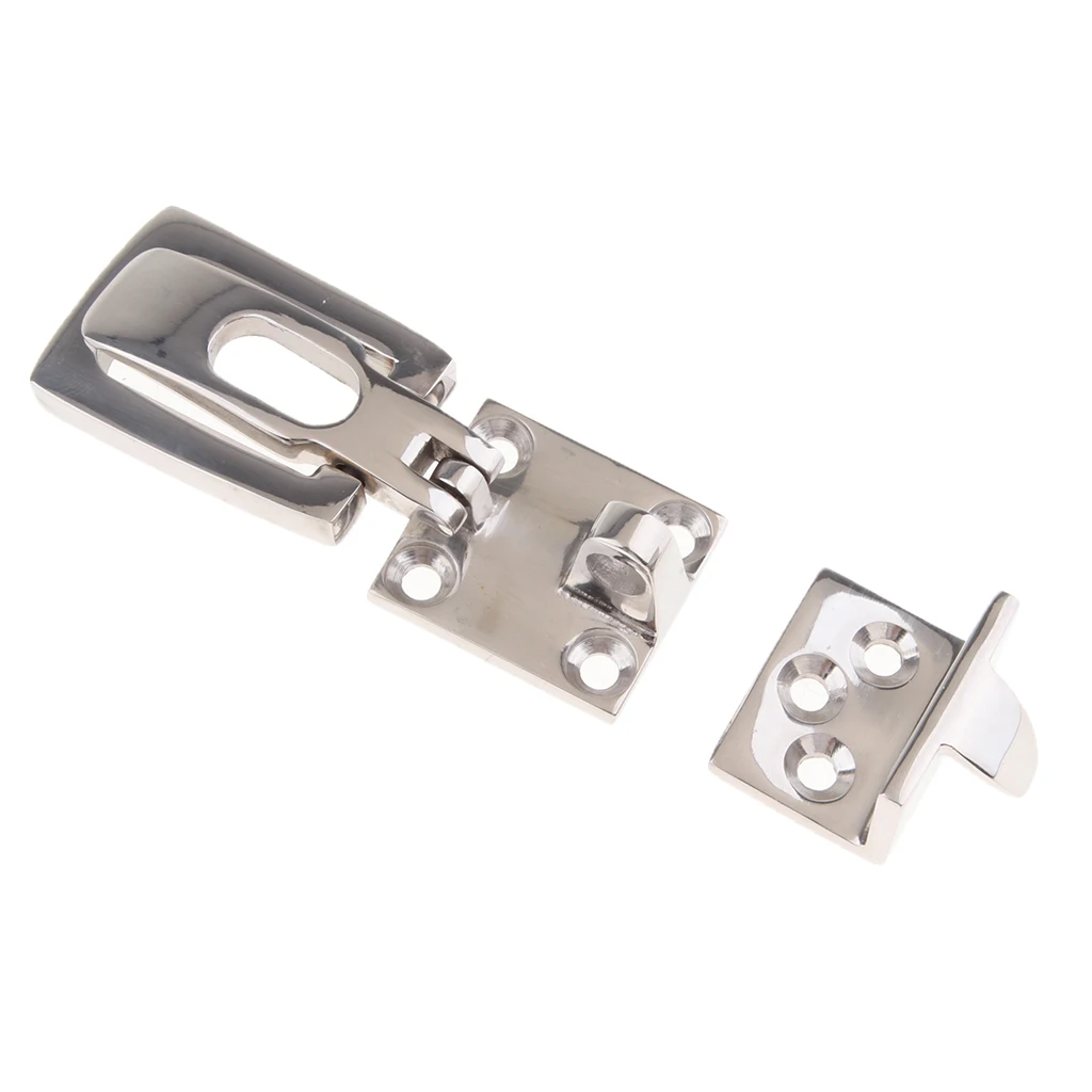 316 Stainless Steel Swivel Eye Hasp Latch Boat Marine Yacht Hardware