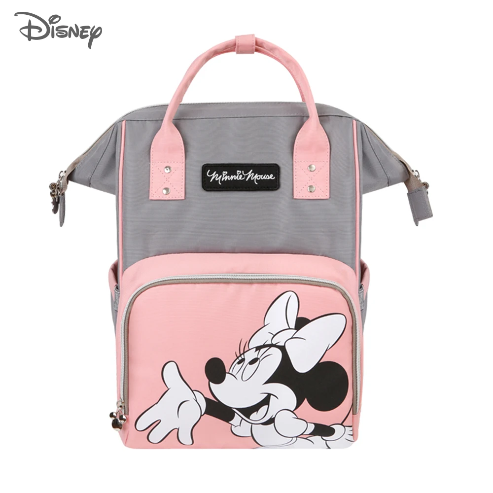 Disney USB сумка для детских подгузников водонепроницаемый мумия подгузник рюкзак многофункциональный большой емкости дорожный рюкзак влажная сумка для ухода за ребенком