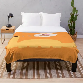 

Cake O Saurus Yellow Throw Blanket Soft Sherpa Blanket Bed Sheet Single Knee Blanket Office Nap Blanket
