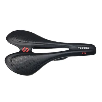 

Comfort Relieving Pressure Easy Install Sweat-resistant Black Bicycle Carbon Yarn Full Coverage Cushion Shock Absorb Bike Seat