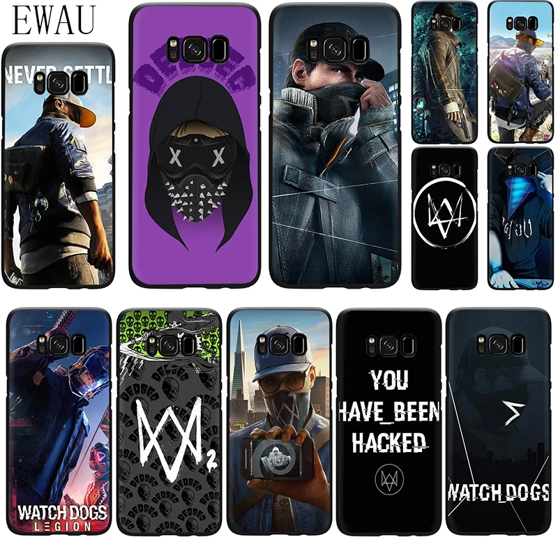 Силиконовый чехол для телефона EWAU watch dogs 2 Samsung S6 S7 Edge S8 S9 S10 Note 8 9 10 plus S10e lite |