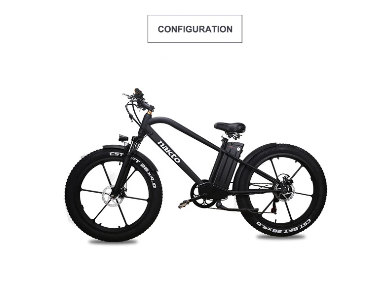 Электрический скутер Daibot, 500 Вт, два колеса, электрические скутеры, 26 дюймов, 48 В, снежный Электрический велосипед для взрослых, внедорожный Электрический велосипед