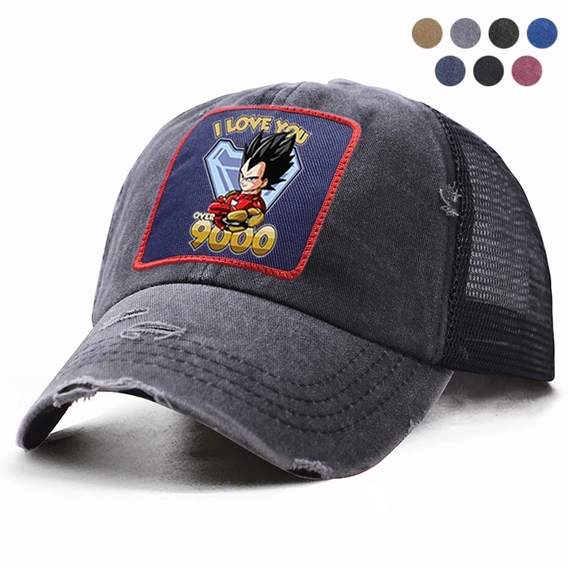 Dragon Ball Vegeta I Loves You более 9000 японская аниме Мужская бейсболка для женщин и мужчин