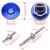 LZONE - 1.25" Universal JDM Style Push Button Billet Hood Pins Lock Clip Kit Car Quick Pins For BMW ec JR-HPL04/05
