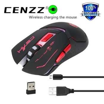 

New spot 2.4GHz wireless connection 3 levels of Adjustable 2400DPI 7 colors Ergonomic design esport long time using convenient