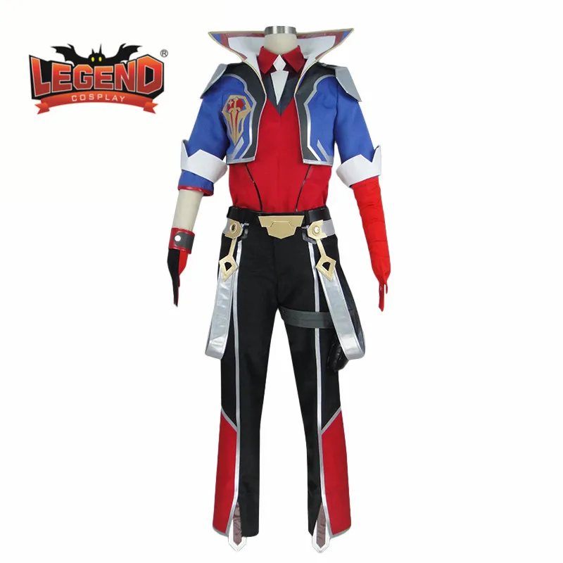 

Battle Academia Ezreal Cosplay Costume LOL Ezreal Cosplay EZ Costume The Prodigal Explorer Men Halloween Costume custom made