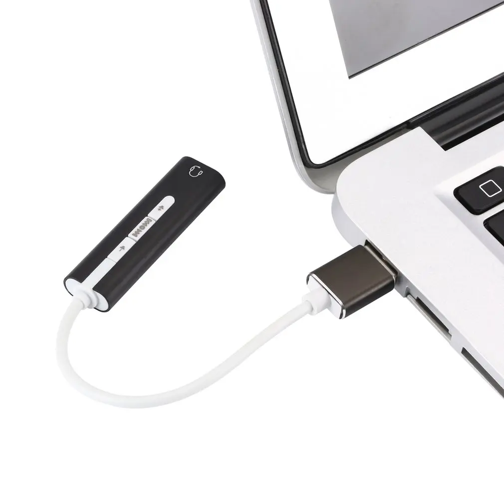 Usb кабель из алюминиевого сплава с одним отверстием звуковая карта 7,1 внешняя Регулируемая громкость компьютерная звуковая карта внешняя компьютерная звуковая карта