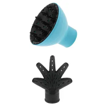 

2pcs Hairdressing Hair Dryer Diffuser Universal Blower Cover Attachment Hand Shaped Frizz Free