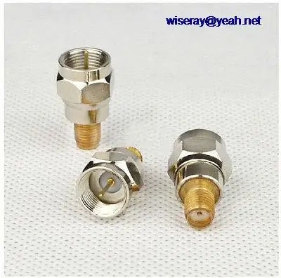 

DHL/EMS 200PCS Copper SMA female jack TO F male plug coaxial RF Conversion plug adapter -A7