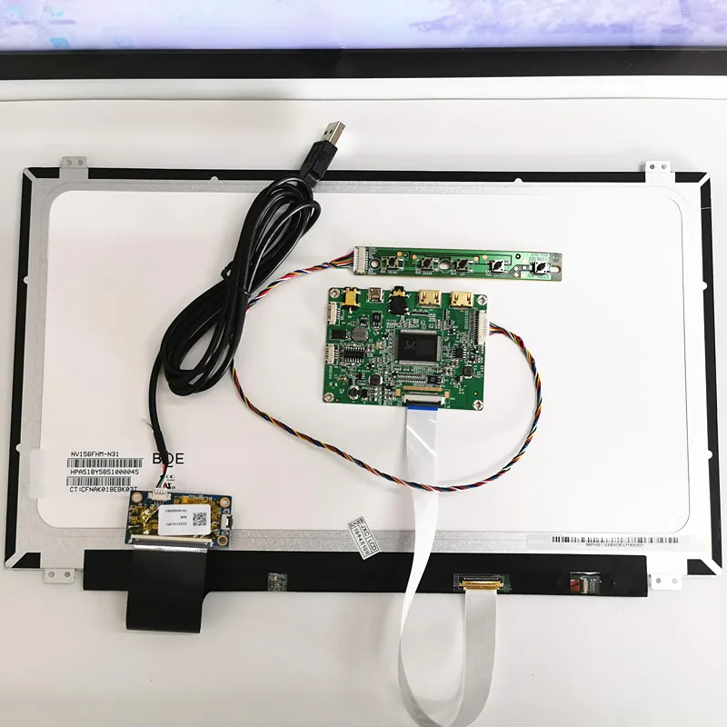 15 6 дюймовый ЖК дисплей емкостный сенсорный модуль комплект 1920x1080 IPS 2 мини HDMI для