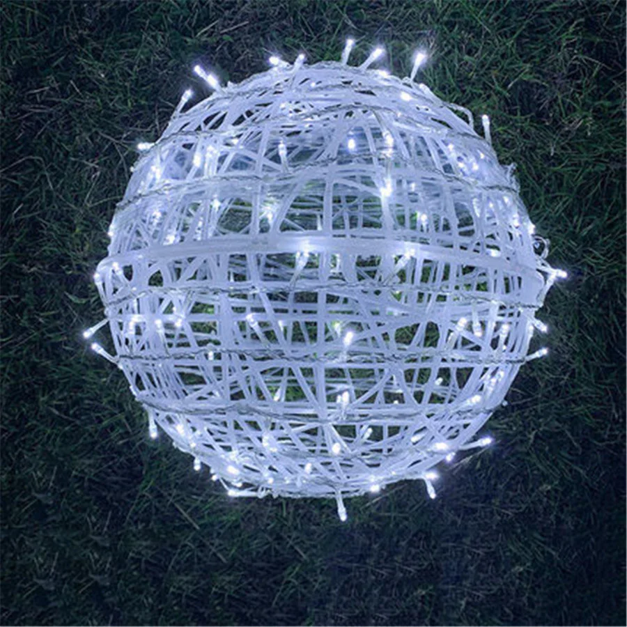 thumbnail image 1 of Guirnalda de luces LED de ratán para exteriores, 20 y 30 cm, para jardín, hadas, árboles de Navidad, decoración para fiestas de Navidad y bodas, 1 of 5