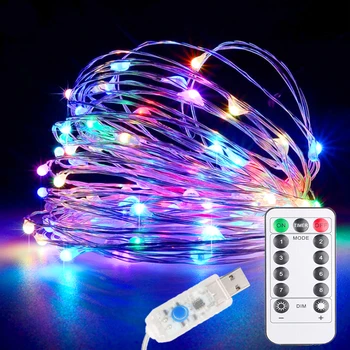 

30m 300LED USB Power Remote Control Fairy Lights Christmas Lights LED String Lights 8modes Party Garden Room Wedding Decoration