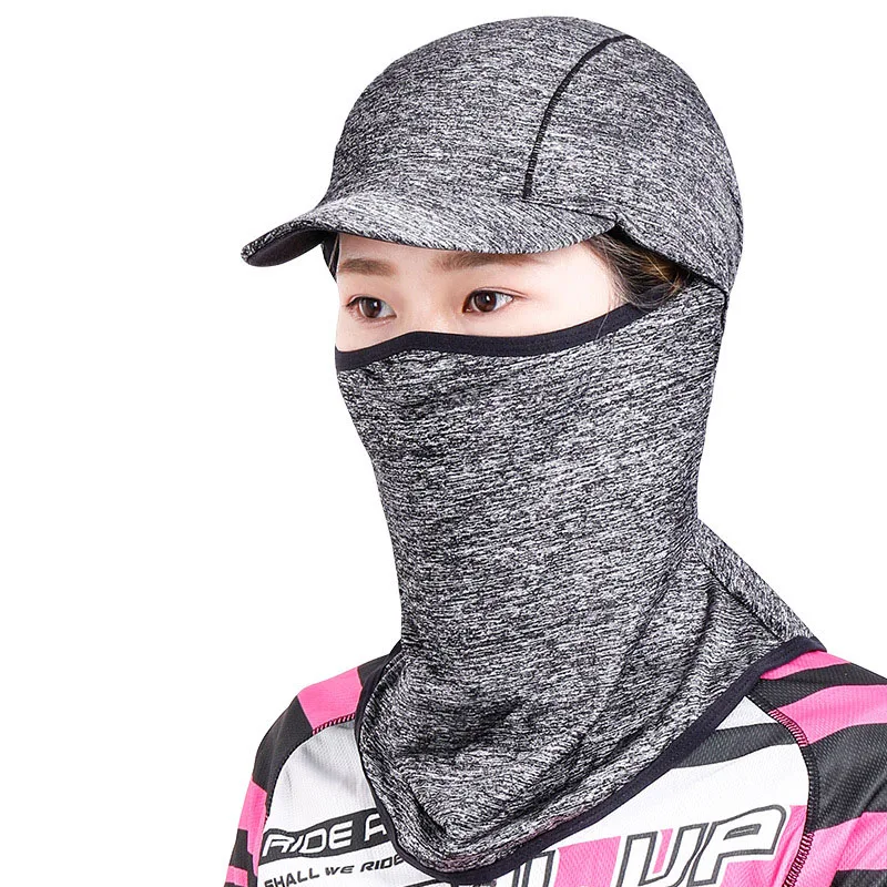 Вискоза непроницаемый для солнечных Headmask Спорт на открытом воздухе шляпа головные уборы маска для лица Спорт на открытом воздухе для верховой езды практичное оборудование