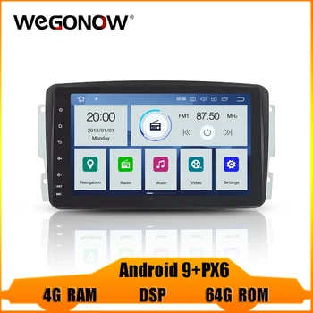 

DSP PX6 IPS Android 9.0 6Core 4GB 64GB Car DVD Player GPS map RDS Radio Wifi Bluetooth For Benz W203 W209 W463 W210 Vito Viano