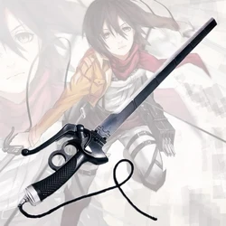 Arme à Double couteau en caoutchouc pour adolescent, accessoire de Cosplay Titan, Eren Mikasa, Anime Katana samouraï Espada, modèle de jouet 