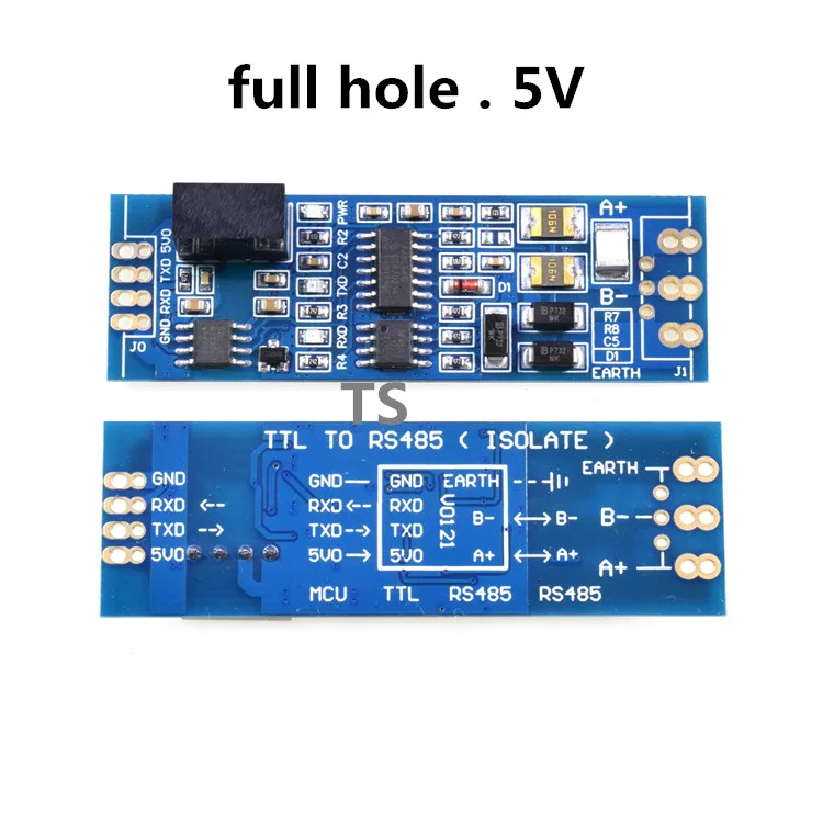 ADUM3201+ B0505S ttl к RS485 модуль ADUM5401 RS485 к ttl с изолированным микроконтроллером UART серийный промышленный модуль - Цвет: 5V
