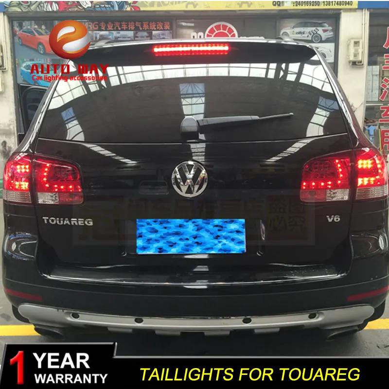 Автомобильный Стайлинг задний фонарь чехол для Volkswagen VW Touareg 2003 2010 задних