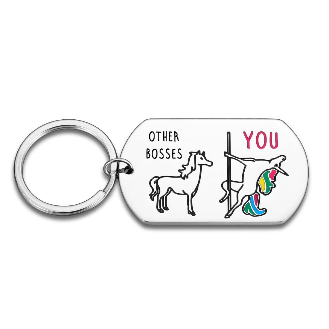 

DIY Gifts for Men Women Office Mentor Manager Supervisor Unicorn Boss Lady Keychain for Going Away Celebration Appreciation