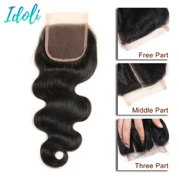 

Indian Hair Closure 4*4 Lace Closure Straight swiss Lace Closure 8-20 Inch Free/Middle/Three Part Non Remy Hair Weaving