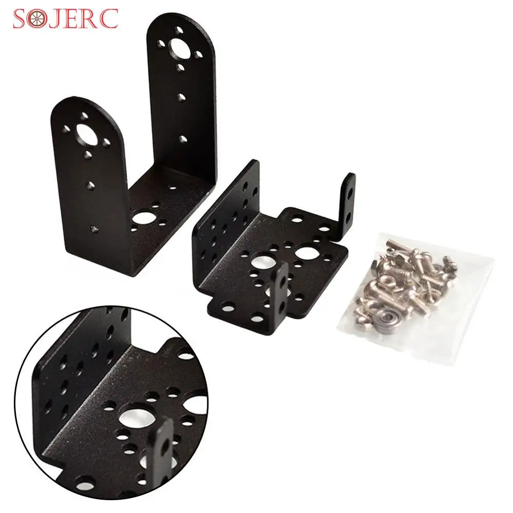 SOJERC MG995 996 карданный кронштейн для руля два градуса свободы манипулятор робот