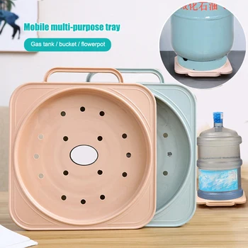 

Newly Multifunctional Movable Base Universal Carriage Dolly Roller with 5 Wheels for Gas Bottle Flower Pot TE889