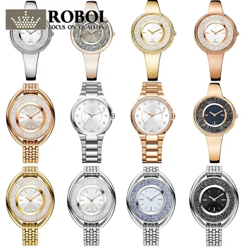 

ROBOL High Quality SWA Ladies ashion Swan Models Alloy Watches Lasting Wear Without Deformation Pictures Please Contact Seller