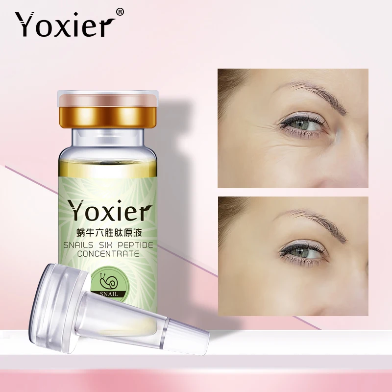 Yoxier 3 шт. Гиалуроновая кислота сыворотка улитки шесть пептидных концентратов