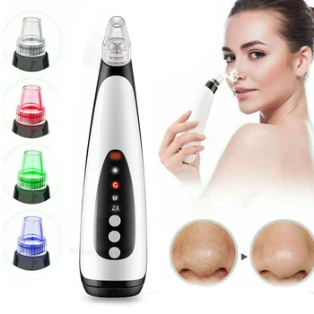 

USB Electric Blackhead Remover Acne Treatment Vacuum Suction T Zone Pore Deep Cleansing Diamond Facail Cleaner Skin Care Devices