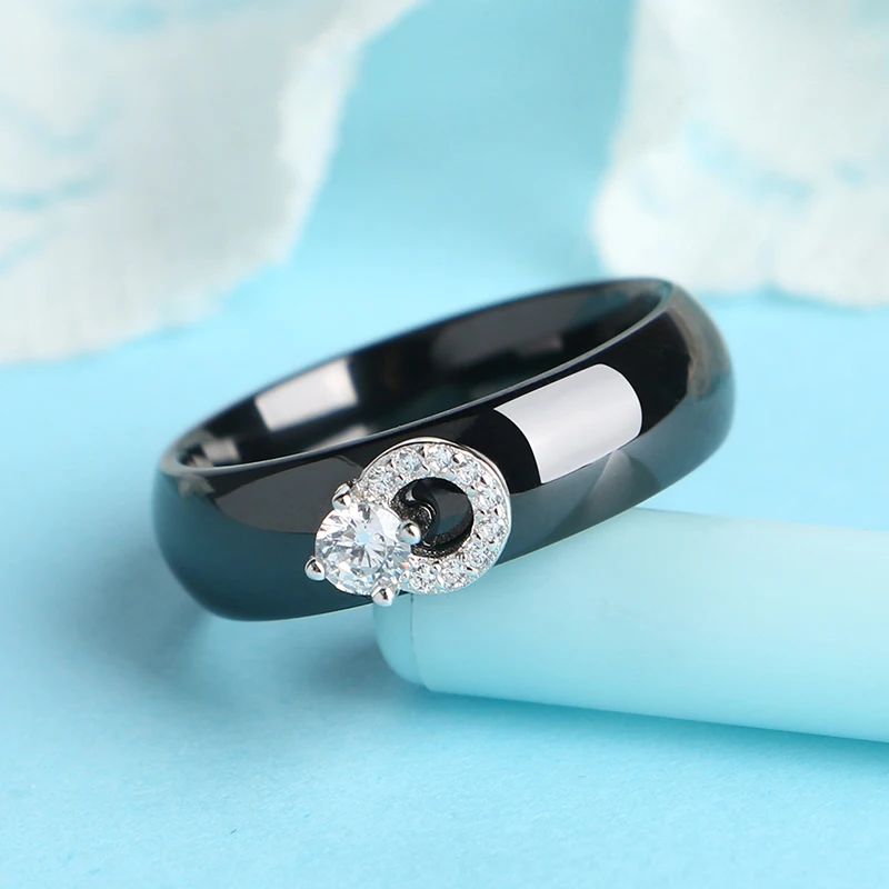 Женское кольцо в форме клубники с кристаллами, ювелирное кристаллическое кольцо, европейские инкрустированные Стразы, модное здоровое керамическое кольцо для женщин