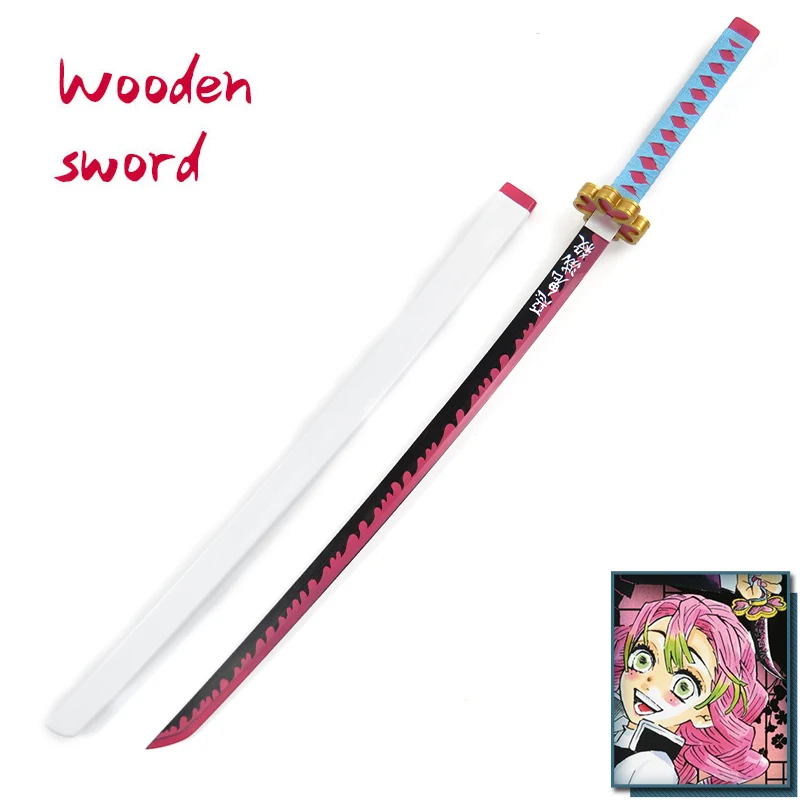 épée en bois longueur 103 cm épée de samouraï d'oiseau Sword-Kanroji Mitsuri Épée de samouraï en bois 
