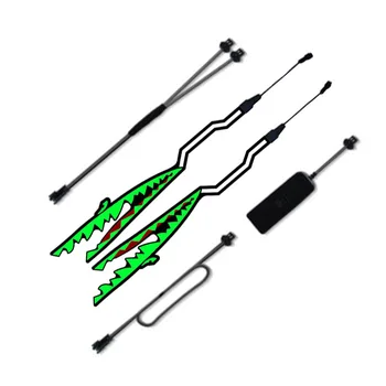 

Cutable PVC Helmet Kit Flexible LED Light Night Riding Durable Waterproof Flashing Stripe DIY Safety Motorcycle Bar Signal