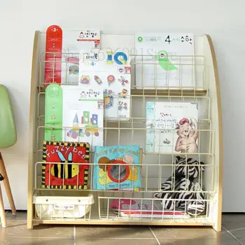 

Children's Picture Books Shelf Rack Magazine Rack Nordic Magazine Rack Be Born Baby Show Simple Information Shelf Bookshelf