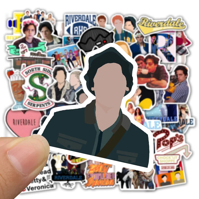 10/30/50PCS TV Series Riverdale Stickers Laptop Water Bottle Bike Waterproof Graffiti Decals Aesthetic Sticker Kids Toys