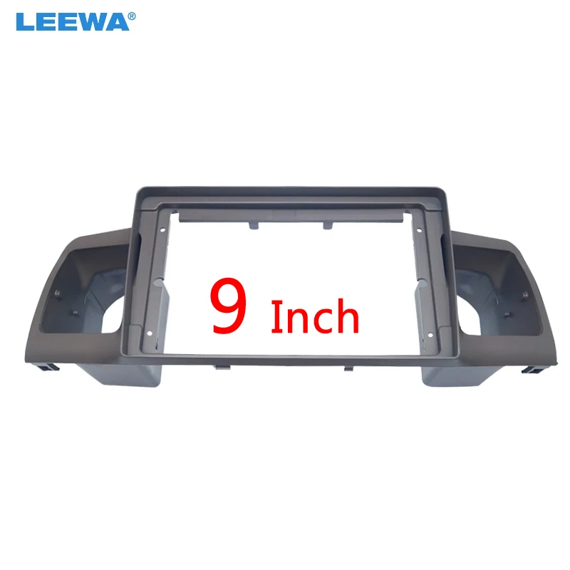 

LEEWA Car 9" Radio Fascia Frame For Toyota Corolla EX 2007-2012 2Din Stereo Audio Fitting Adaptor Facia Panel Frame Kits #CA6338