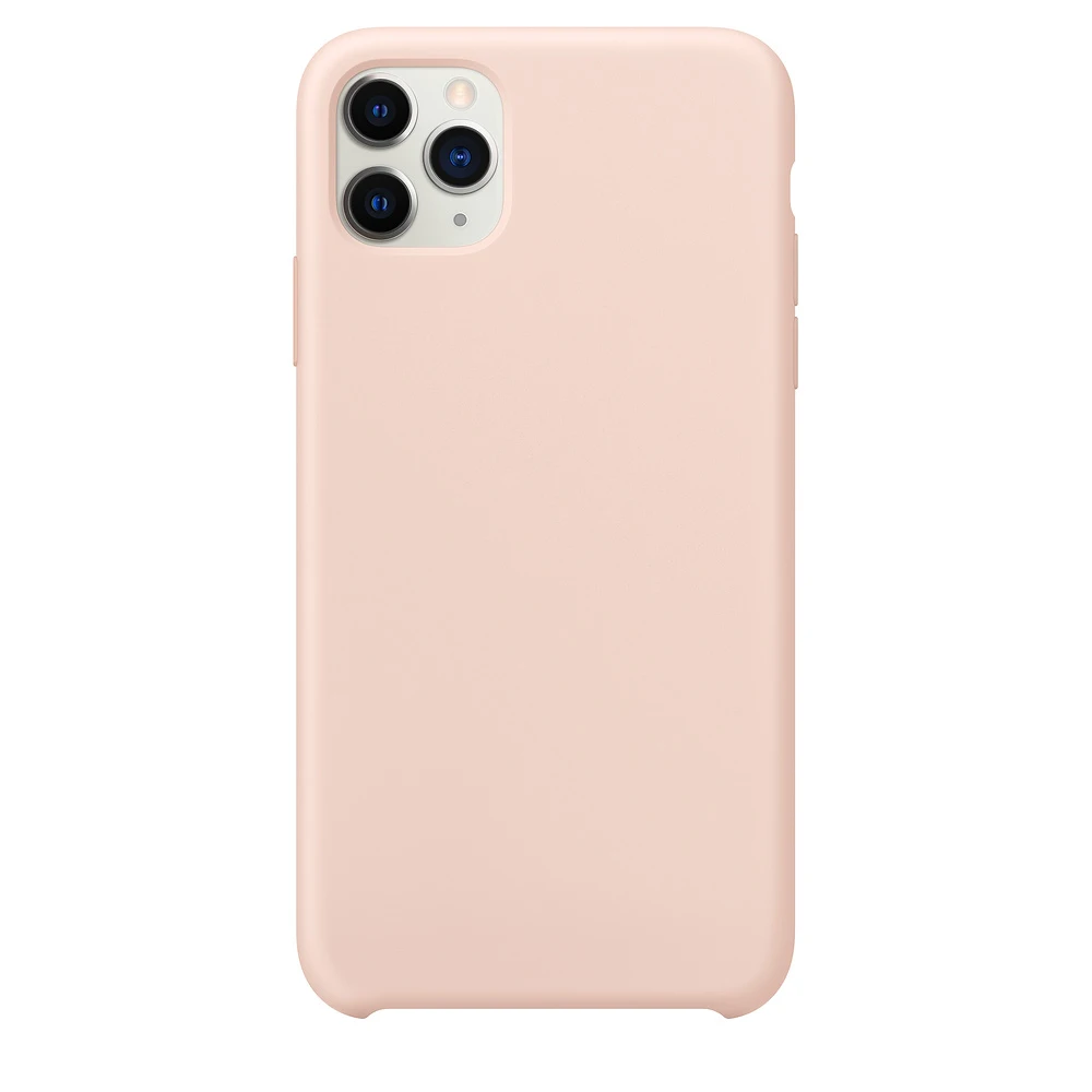 Pink Sand Роскошный официальный силиконовый чехол для телефона с логотипом для Apple iPhone 7 8 6 s 6S Plus чехол для iPhone XR X XS 11 Pro Max получехол iPhone 6Plus 6sPlus 7Plus 8Plus XSMAX 11ProMax 11Pro LOGO - Цвет: Pink Sand
