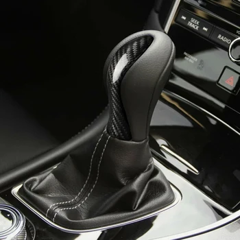 

Real Carbon Fiber Inner Gear Shift Knob Cover For Infiniti Q50 Q60 2014-2019 Gear Shift Knob Cover Trim
