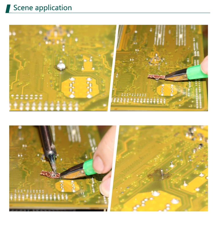 Proskit отпаивающая сетка анти-горячий отпаивающий фитиль точный контроль оплетка для пайки для удаления припоя отпаивающий насос инструмент