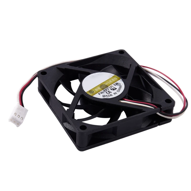 Starnearby Ventilateur de Refroidissement Portable pour PC 12 V 7 cm 70 mm 