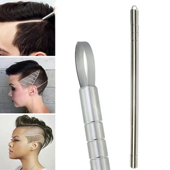 

1 Pen+ 10 Blades Hair Carving Pen Magic Oil Head Notch Man Hair Refined Steel Razor Pen Barber Razor Eyebrow Shaving Shave