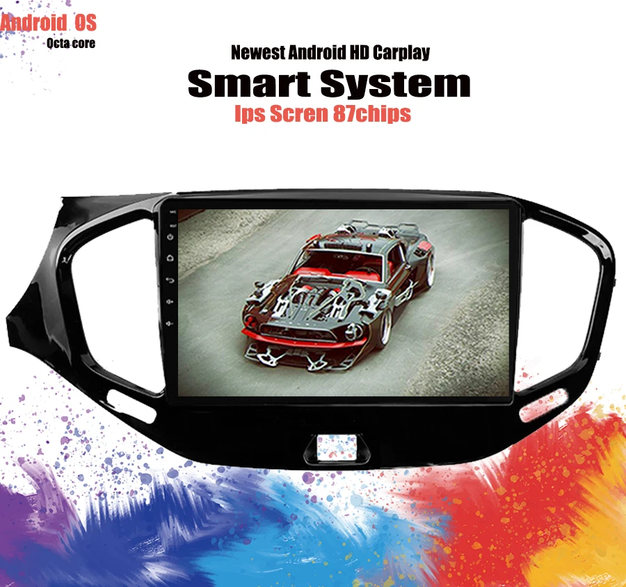 Sale Octa Core 2 Din Stereo Android 9.1 Car Radio For LADA Vesta Cross 2015 2017 2019 GPS Navigation DVD Player Bluetooth Headunit 1