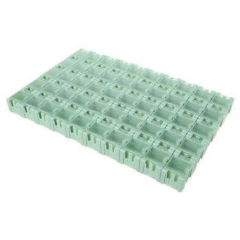 

50 Pcs/Set SMD SMT Electronic Component Container Mini Storage Boxes kit