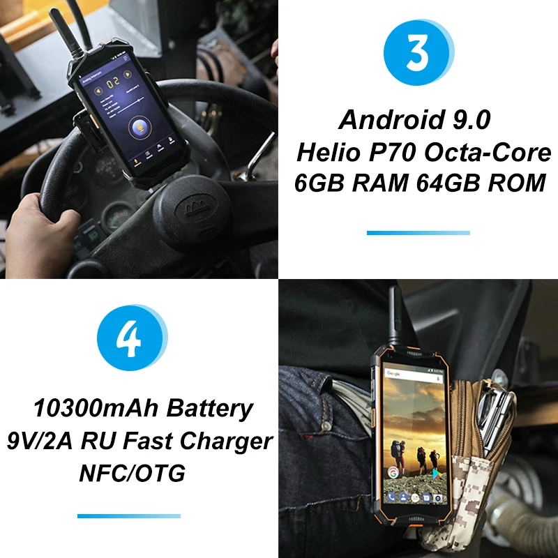  Ulefone Armor 3WT Mobile Phone IP68 Waterproof 10300mAh 5.7