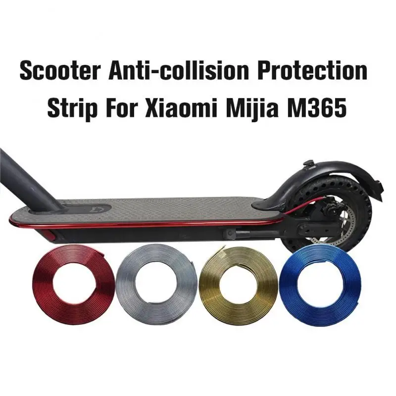 Electric Scooter Protective Bumper Anti-Collision Strip for Xiaomi M365 Pro 1S Pro2 Decorate Strip Anti-Collision M365 Part scooter accessories scooter protection cover