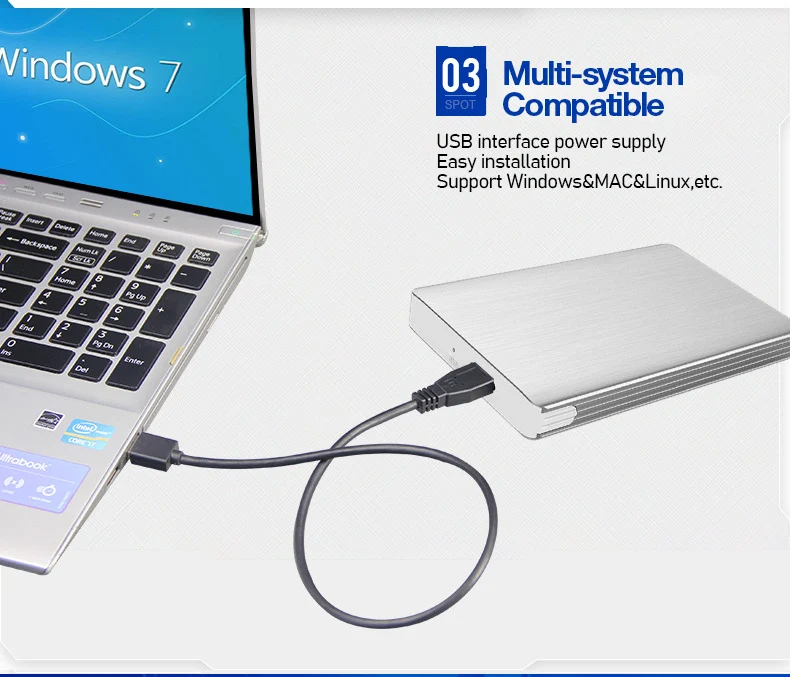UTHAI G13 USB3.0 2,5 дюймовый мобильный корпус для жесткого диска чехол для жесткого диска портативный жесткий диск для жесткого диска SATA3 алюминиевый сплав