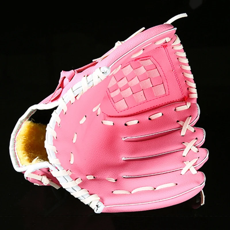 Бейсбольные перчатки летучая мышь для взрослых из толстой искусственной кожи бейсбольные перчатки софтбол перчатки для подростков