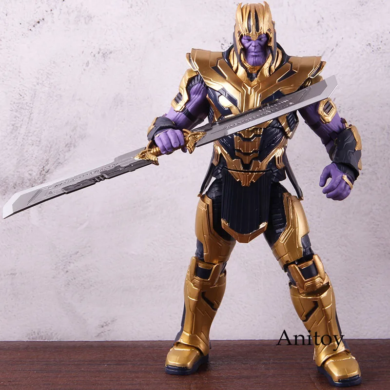 

Marvel Avengers Endgame Thanos Figure Endgame Armor Ver. Thanos Action Figure Marvel PVC Collectible Model Toy