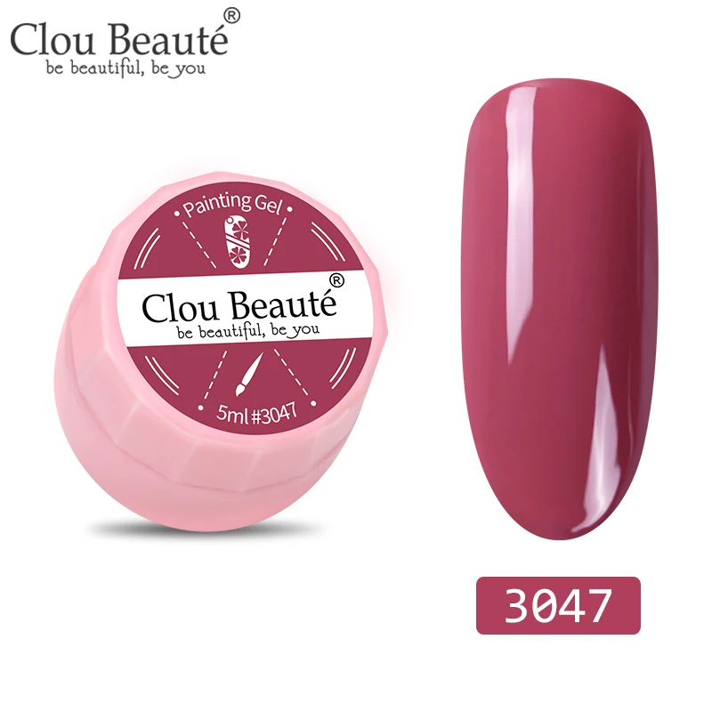 Clou Beaute Гель-лак УФ-лак для ногтей esmaltes permanentes de uv y led Гель-лак для ногтей Гибридный маникюр лак для ногтей - Цвет: 3047