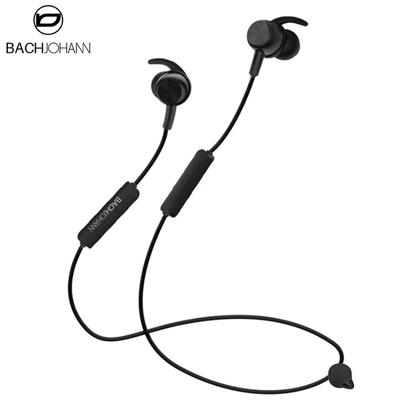 BachJohann S3 Беспроводные Bluetooth 5,0 наушники магнитные спортивные басы Наушники громкой связи вызов с микрофоном для iPhone/huawei Android