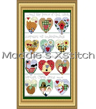 

JW010 Cross Stitch Kit Cross stich Kits Homfun Craft Cross Stich Painting Joy Sunday Christmas Decorations For Home Homefun Map